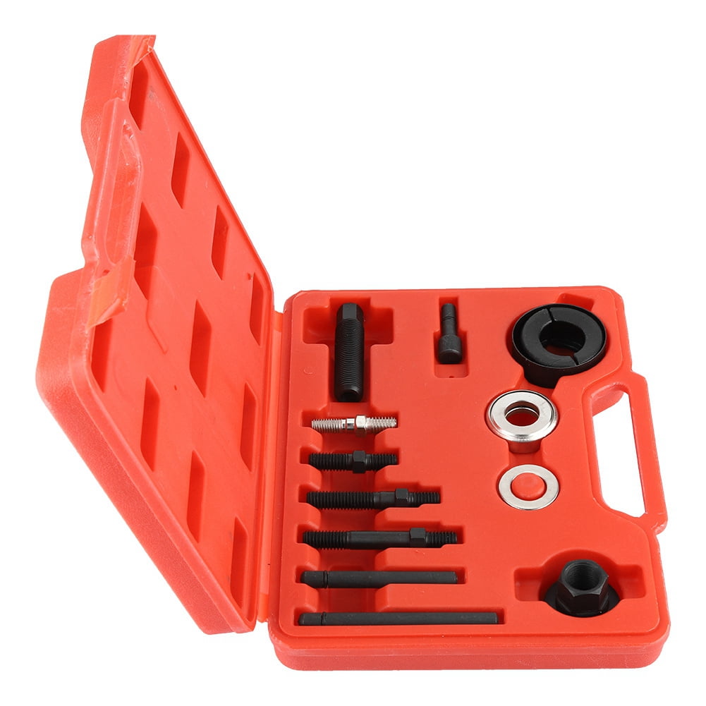Pulley Puller & Installer13pc Kit Power Steering Pump Remover Alternator AC 