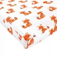 thumbnail image 3 of Hudson Baby Infant Boy Cotton Changing Pad Cover, Foxes, One Size, 3 of 3