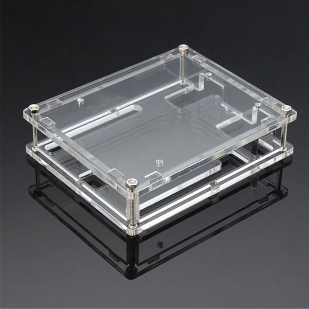Ayyufe Transparent Acrylic Case Cover Shell Enclosure Computer Box for Arduino UNO R3