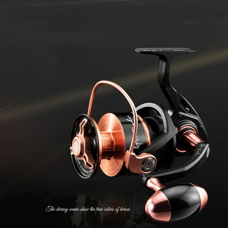 Ecooda GT-Fisher S16000XH/S14000XH Double Spool Stainless Steel Spinning Reel Gear Ratio 6.0:1Drag Strong Power 30KG