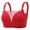 Red bras, variant on pimelu Bras for Women Full Figure Bras for Women Seamless Underwire Wireless Bras Elder Large Size Compression Comfy Breathable Lace Bra Sports Bra