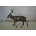 thumbnail image 2 of Nifao Running Deer Bronze Statue – Home Decor Sculpture, 15"L x 4"W x 13"H, 2 of 8