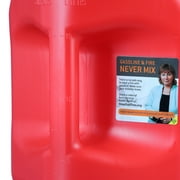Easy Can 5 Gallon Gas Can with Flame Mitigation Device and Auto-Stop Nozzle