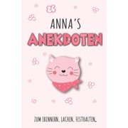 Anna`s Anekdoten : Anna Tagebuch für Erste Worte, Sätze, Sprüche, Versprecher aus dem Kindermund, Anekdoten mit über 110 Seiten liniert. Geschenk oder Geschenkidee zur Geburt, Taufe, Babypinkeln für den Nachwuchs oder als Babytagebuch und Babyalbum (Paperback)