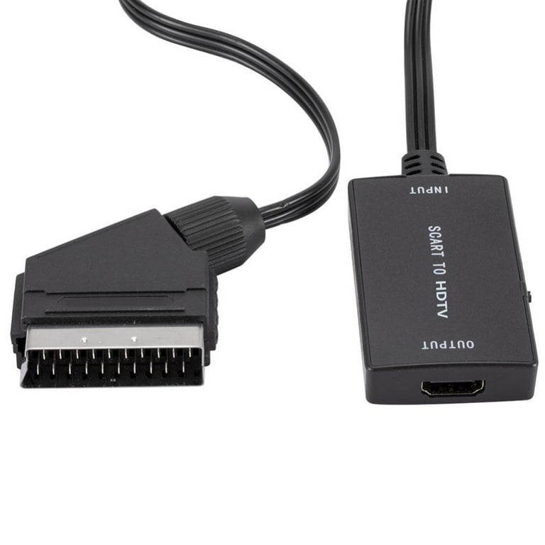  HDMI to SCART Adapter Plug and Play 1080P Video