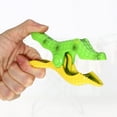 thumbnail image 4 of Unique Bargains 4 Pcs Crocodile ABS Metal Clothespins for Clothes Craft Pictures Party Green Yellow, 4 of 6