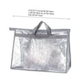 thumbnail image 6 of Dengjunhu Handbag Dust Bags Clear Purse Storage Organizer for Closet, Hanging Zipper Storage Bag for Handbags, 6 of 7