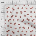 thumbnail image 1 of oneOone Georgette Viscose Fabric Pomegranate Fruit Printed Craft Fabric BTY 42 Inch Wide, 1 of 4