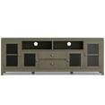 thumbnail image 3 of Cosmopolitan 72 inch Wide Solid Wood TV Stand in Farmhouse Grey For TVs up to 80 inches, 3 of 13