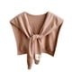 thumbnail image 1 of Bufandas de mujer de color liso de punto para exteriores, chal de invierno con cuello falso, bufanda decorativa Kangshi para el regazo y los hombros, bufanda para mujer, 1 of 2