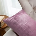 thumbnail image 2 of Home Soft Things Textured Velvet 2 Piece Pillow Shell Set - Mauve Shadows - 14" x 26", 2 of 5