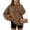 BrownB&13^0710Q, variant on Crew Neck Sweatshirts Women Oversized Women's Long Sleeve Shirts Casual Fall Winter Soft Trendy Womens Pullover Tops Orange L