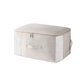 thumbnail image 1 of Bolsas de almacenamiento grandes de algodón y lino para ropa y edredones. Organizador de tela transpirable para el hogar. Para guardar, almacenar y transportar ropa de cama, prendas de vestir y, 1 of 7