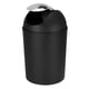 thumbnail image 4 of Mini cubo de basura portátil para residuos de escritorio, cubo de basura con tapa para el hogar, sala de estar, cocina, color negro, 4 of 8