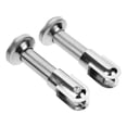 thumbnail image 2 of 2pcs Bathroom Partition Brackets Partition Feet Toilet Partition Feet Support Holders, 2 of 8