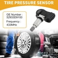 thumbnail image 2 of Sensor de presión de neumáticos Unique Bargains No.52933D9100 para Kia Sportage Cadenza 2017-2020 433MHz, 2 of 7