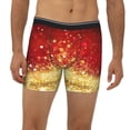 thumbnail image 6 of Sigee Red Gold Glitter for Men's Boxer Briefs,Moisture Wicking and Breathable Medium, 6 of 9