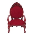 thumbnail image 1 of Casa de muñecas 1:12 Silla retro de madera con respaldo alto Accesorios para casa de muñecas Kearding WJ4206-00B, 1 of 6