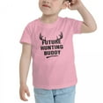 thumbnail image 3 of Future Hunting Buddy Cute Toddler T-Shirts for Boys Girls (Pink, 2T), 3 of 5