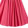 thumbnail image 3 of FAHXNVB Girls Cotton Dress Flutter Sleeve Backless A Line Pleated Dress Solid Color Soft Breathable Summer Comfy Dress 1-8 Years, 3 of 6