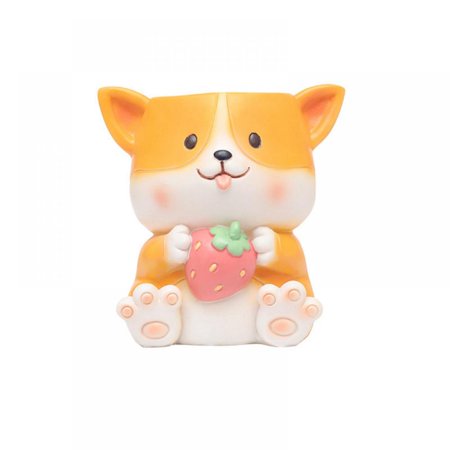 Cute Corgi Planter Flowerpot Resin Succulent Planter Bonsai Pot Desk Holder Mini Ornament