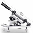 thumbnail image 3 of YOPTOP New Stainless Steel Manual Frozens Meats Slicer Mutton Ham Beef Cutter Cutting Machine Kitchen Supplies, 3 of 6