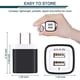 thumbnail image 2 of Cargador de Pared USB AILKIN 5V/2.1A Doble Puerto para iPhone y Samsung, 2 of 6