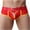 Red, variant on IROINNID Men's Casual Drawstring Quick Dry Breathable Vacation Beach Skinny Shorts