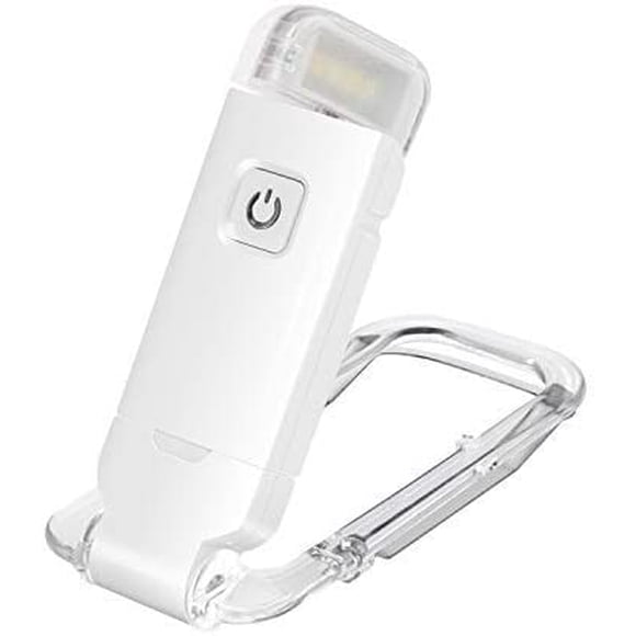 Lampe de Livre Rechargeable, Lampe de Lecture LED à Clipser pour Enfants Lisant au Lit, 3 Niveaux de Luminosité Dimmables