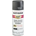 thumbnail image 2 of Black, Rust-Oleum Stops Rust Advanced Semi-Gloss Spray Paint, 12 oz, 2 of 10