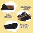 thumbnail image 3 of Lezzglt Kids Slides Sandals, Cork Footbed Sandals for Girls Boys, Non-Slip Boys and Girls Slides Shoes with Adjustable Buckle Summer Slip-on Slippers Indoor Outdoor, 3 of 8