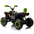 thumbnail image 6 of Joyracer 12V Kids Ride On ATV, 2* 45W Motor 4.5AH Battery Powered Electric Vehicle w/ LED Lights, High & Low Speed,Music, Spring Suspension, Ride on Car 4 Wheeler Quad for Boys & Girls,Green, 6 of 8