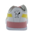 thumbnail image 3 of Puma Peanuts Carina Ac Baby Girls Shoes Size 4, Color: Peanuts: White/Maize, 3 of 5