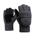 thumbnail image 2 of Tool Series Thermal Insulation Fingerless Texting Wool Gloves For Women And Men Winter Warm Knitted Mittens, 2 of 9