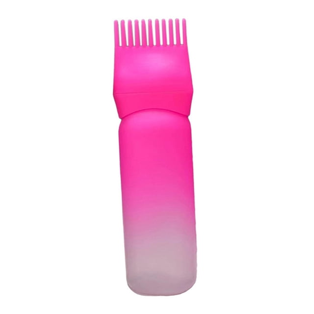 Bunblic Récipient de Distribution de Coloration Capillaire, Bouteille de Teinture Multifonctionnelle pour Salon Maison Rose