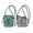 green+grey, variant on HuaAngel 2-Pack Women Crossbody Small Cloth Bag Simple and Stylish Mobile Phone Bag Adjustable Shoulder Strap