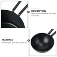 thumbnail image 5 of WHAMVOX  9 Pcs Stainless Rice Spoon Multi-purpose Scoop Spoons Baking Teaspoon Measure Black, 5 of 8