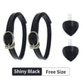 thumbnail image 4 of 2Pcs Femmes Lacets pour Talons Hauts Réglables en Cuir Décor Cheville Sangles Ceinture de Chaussure Noir, 4 of 9