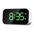 thumbnail image 1 of Digital Alarm Clock For Bedrooms, Bedside Clock With 6 Levels Of Brightness, Snooze (white Appearan, 1 of 5