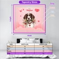 thumbnail image 5 of Happy Valentine's Day English Springer Spaniel holding flowers Tapestry Springers Dog Lover Gifts Wall Hanging Backdrop Home Decor - 3005, 5 of 5