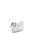thumbnail image 2 of Pre-Owned Hobo Clutch with Chain Quilted Iridescent Metallic Goatskin By Rebag, 2 of 6