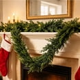 thumbnail image 4 of Qwtwty Christmas Greenery Garland, Real Touch Faux Needles Garland for Window Fireplace Mantle Indoor Outdoor Xmas Decor, 4 of 7
