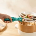 thumbnail image 2 of Hot Plate Gripper Tongs, Hot Plate Grippers, Pot Lifter Clip for Camping Cookware, Heat Resistant Silicone Tong Non-Slip Anti-Scald Bowl Clip for Moving Hot Plate or Bowls, 2 of 7