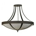 thumbnail image 4 of Meyda Tiffany 148832 Urban 6 Light 42" Wide Semi-Flush Bowl Ceiling Fixture - Bronze, 4 of 5