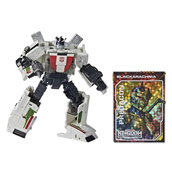 Transformers Toys Generations War for Cybertron: Kingdom Deluxe WFC-K24 Wheeljack Action Figure - Kids Ages 8 and Up, 5.5-inch