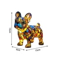 thumbnail image 3 of JHRGJIO Puppy Lamp Stained Glass, Dog Night Light Stained Resin Pup Light Charge Powered, Table Lamp Puppy Lamps for Home Bedroom Desk Display Warm Cozy Cute Unique, 3 of 7