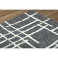 thumbnail image 5 of Alora Decor Classic 7'9" x 9'9" Geometric Charcoal/Black Hand Tufted Area Rug, 5 of 5