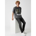 thumbnail image 7 of Oasis Men's Mineral Washed Boxy Fit Graphic Tee Shirt, Sizes XS-4XLT, 7 of 7
