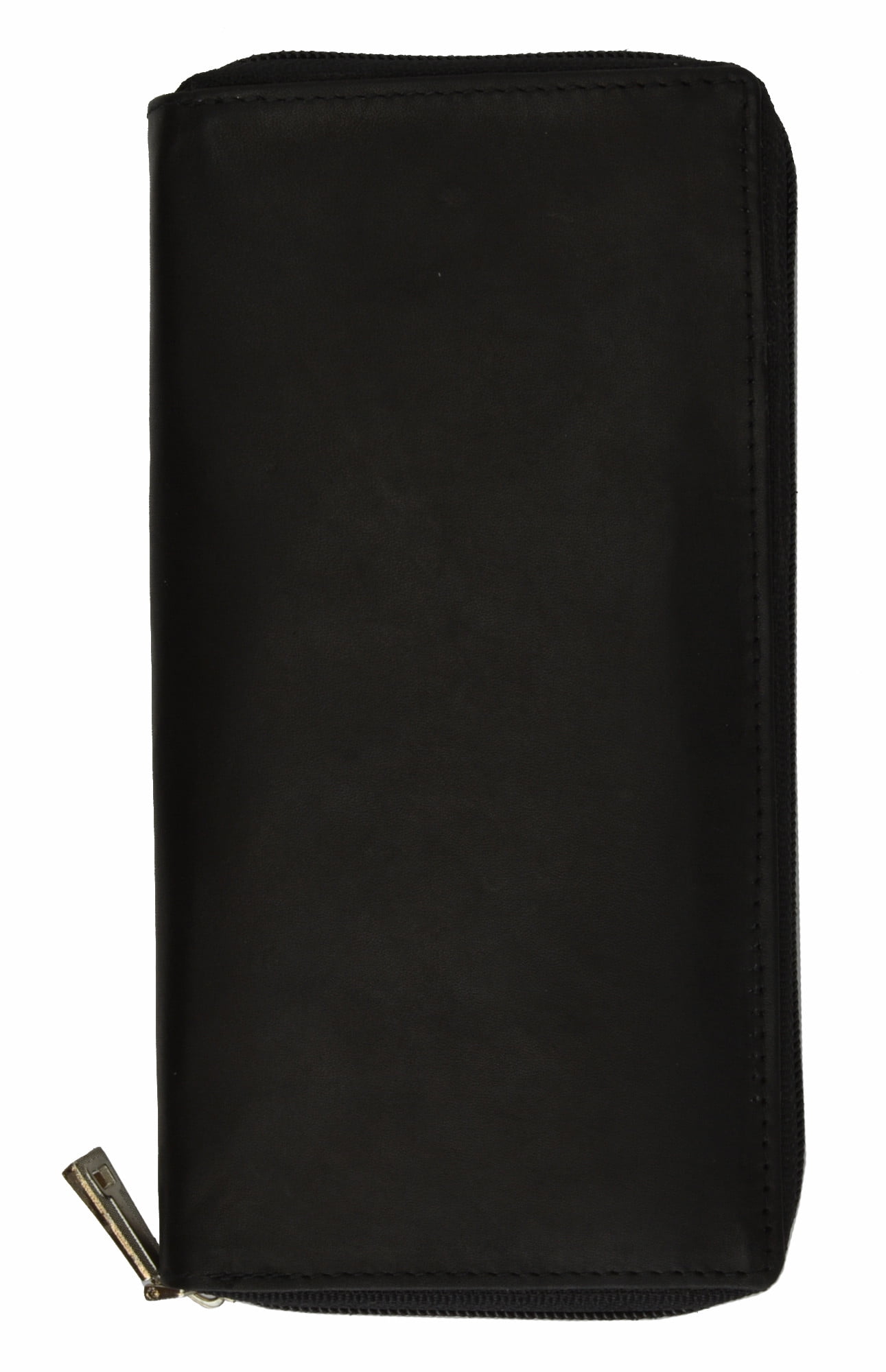 Ladies Slim Checkbook Style Leather Wallet Purse Clutch 7575 CF (C