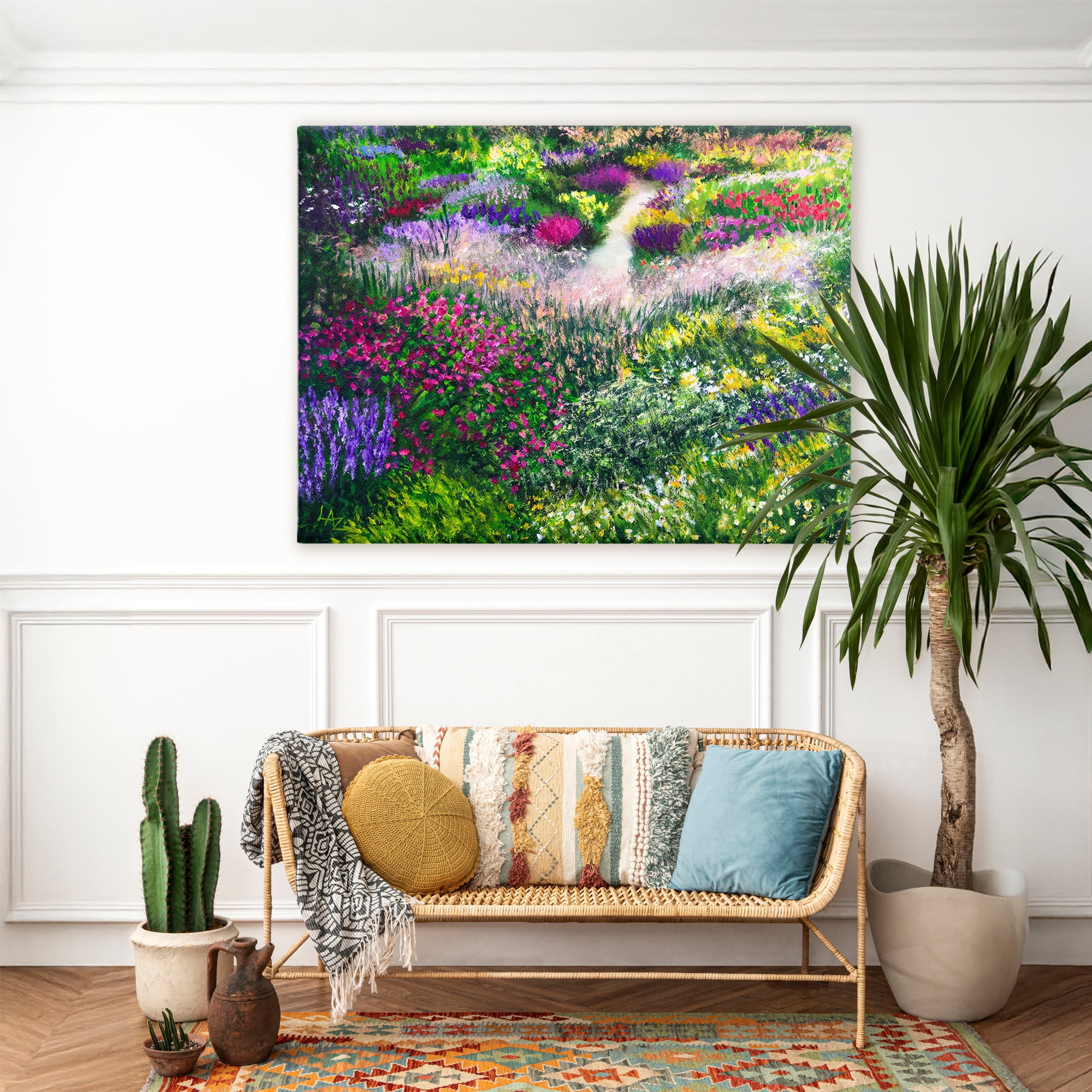 Stupell Industries Breath Of Spring Meadow Canvas Wall Art, design by Lee Ann Zirbes
